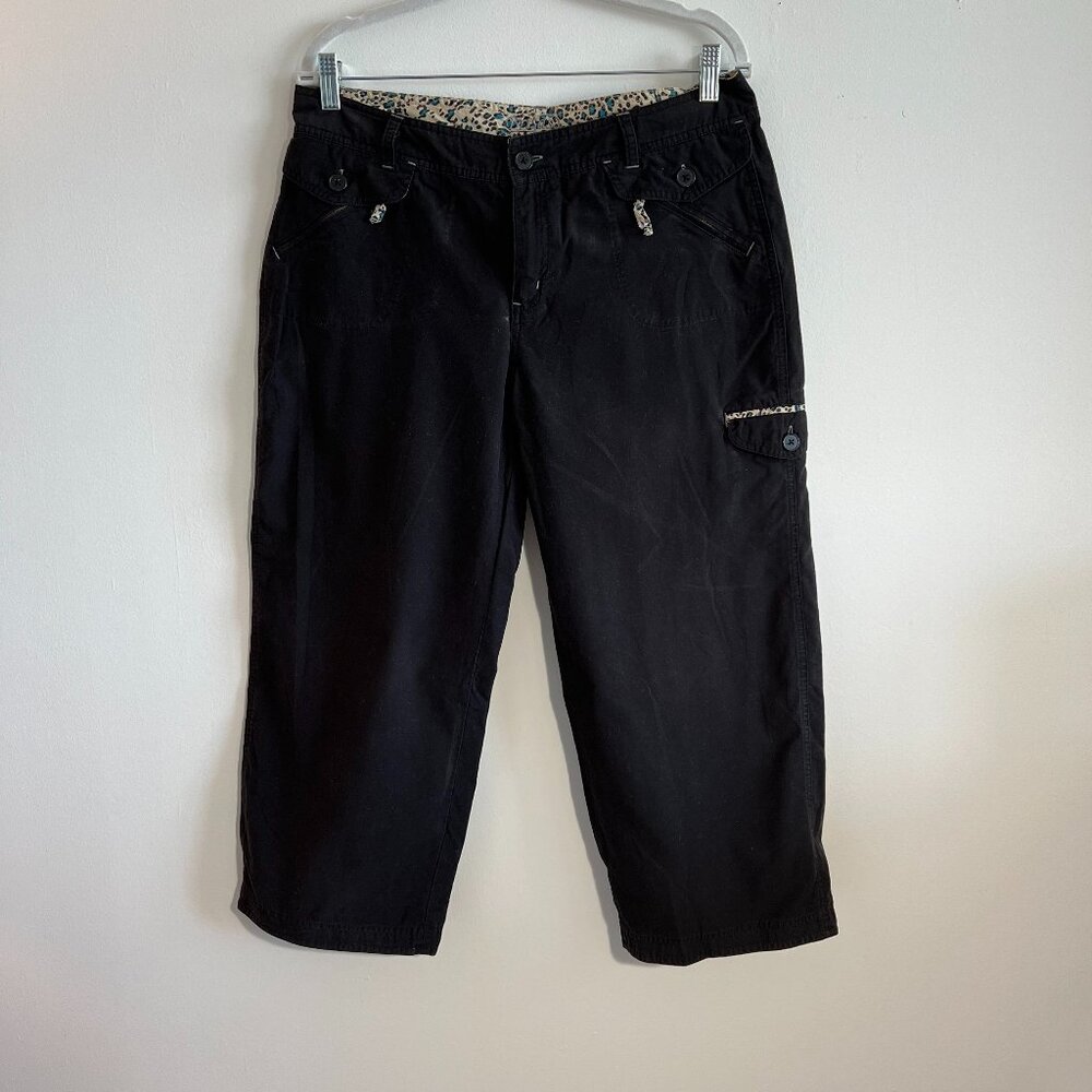 Brisas Capri Pants Size 12 Black